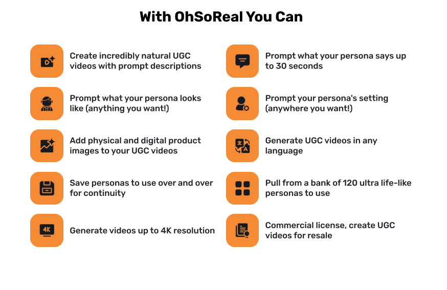 OhSoReal Review: AI-Powered UGC Videos That Actually Convert 6 OhSoReal Review